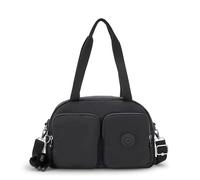 kipling Cool Defea Metallic Umhängetasche, Schwarz, 13''L x 8.75''H x 5''D