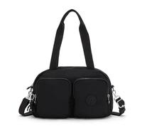 Kipling COOL DEFEA Mittelgroße Schultertasche, Black Noir (Schwarz)