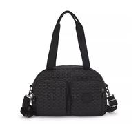 Kipling Schultertasche COOL DEFEA Mittelgroß Signature Emb (Schwarz)