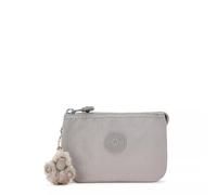 Kipling CREATIVITY S, kleine Geldbörse, Grey Gris (grau), Portemonnaie mit Reißverschluss