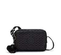 Kipling Damen Abanu Crossbody-Tasche – Signature Emb, Schwarz, Einheitsgröße
