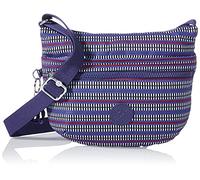 Kipling Damen ARTO S Umhängetaschen, Blau Geo Print