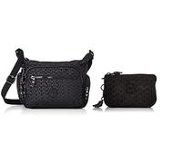 Kipling Damen Gabbie S Crossbody Taschen Einheitsgröße, Schwarz - Signature Emb - Größe: One Size Damen Creativity S Pouches Cases, Signature Emb, Einheitsgröße