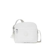 Kipling Damen Keefe Crossbody Leichte Alltags-Geldbörse Nylon Umhängetasche, Alabaster, 8.25''L x 7.75''H x 5''D