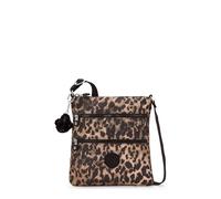 Kipling Damen Keiko Crossbody Mini Bag Leichte Verstellbare Geldbörse Strapazierfähige Schulterschlinge, Wilder Leopard, 8''L x 9''H x 1.25''D, Kipling Damen Keiko Prt Crossbody Bag