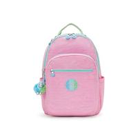 Kipling Damen Seoul 15 Zoll Laptop-Rucksack, langlebig, geräumig mit gepolsterten Schultergurten, integrierte Schutzhülle, Galaxy Pink Fc, 12.75''L x 17.25''H x 8''D, Seoul FC