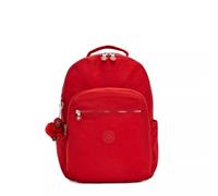 Kipling Damen Seoul L Solid Laptop Rucksack, Cherry Tonal2, 12.75" L x 17.25" H x 9" D