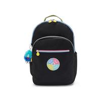 Kipling Damen Seoul XL Fc Rucksack, True Black Fc25, 13.5''L x 17.75''H x 9''D, Kipling Damen Seoul Xl Fc Rucksack