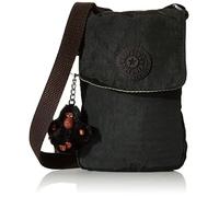 Kipling Damen Tissy Lightweight Crossbody Mini Nylon Phone Bag Umhängetasche, Schwarz