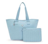 Kipling Große Tote-Bag mit abnehmbarer Pouch Light/Denim/Jq 100% Cotton