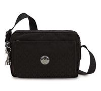 kipling Elevated Jacquard Abanu Medium Crossbody Black