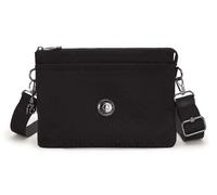 kipling Elevated Jacquard Riri Crossbody Bag L Black Signature Jacquard
