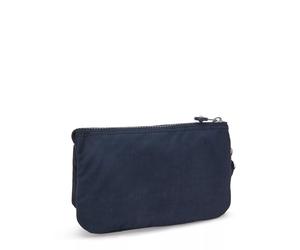 Kipling Extragroße Clutch Mit Trageschlaufe Blau 100% Polyamide