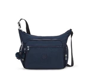 Kipling GABBIE M, Mittelgroße Umhängetasche, Blue Bleu 2 (blau), Schultertasche mit Reißverschluss