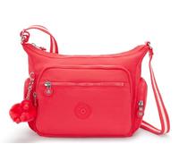Kipling Kleine Umhängetasche Gabbie S mit vielen Fächern 56% recyceltes Polyamid Escape Red