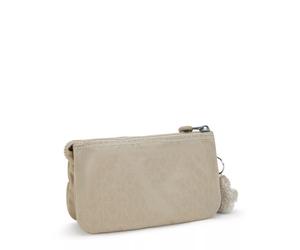 Kipling Grosse Geldbörse Signature Beige Embossed 60% Polyamide, 40% Recycled Polyamide