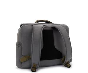 Kipling Große Schultasche mit verstellbaren gepolsterten Gurten Back/To/Grey 56% Recycled Polyamide, 44% Polyamide