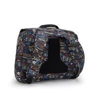 Kipling Große Schultasche mit verstellbaren gepolsterten Gurten Grün/Gelb 100% Recycled Polyester