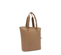 Kipling Große Tragetasche mit Laptopfach Beige/Braun 56% Recycled Polyamide, 44% Polyamide