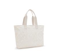 Kipling Große Tragetasche Mit Laptopfach Palm Beige Jacquard 100% Polyester