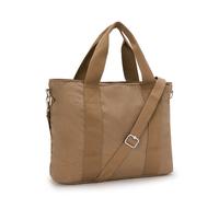 Kipling Große Tragetasche mit Tragegriff und abnehmbarem Schulterriemen Beige/Braun 56% Recycled Polyamide, 44% Polyamide