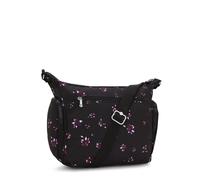 Kipling Große Umhängetasche mit verstellbaren Gurten Schwarz/Blau/Grün/Rosa 100% Recycled Polyester