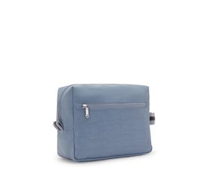 Kipling Großer Kulturbeutel mit Seitengriff Blau/Grau 56% Recycled Polyamide, 44% Polyamide