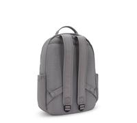 Kipling Rucksack Seoul KI5210 – Großer Rucksack mit Laptop-Schutz, 27 Liter, Inviting Grey