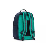 Kipling Großer Rucksack Mit Separatem Laptop-fach Blue Green Block 100% Polyamide