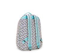Kipling Großer Rucksack mit separatem Laptop-Fach Grau 100% Recycled Polyester