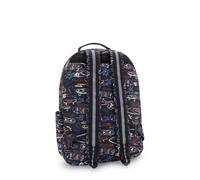 Kipling Großer Rucksack mit separatem Laptop-Fach Grün/Gelb 100% Recycled Polyester