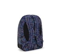 Kipling Großer Rucksack mit sicherem Laptopfach Blau/Grau/Lila 100% Recycled Polyester