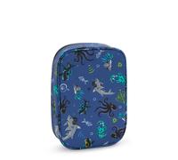 Kipling Großes Federmäppchen für bis zu 100 Stifte Blau 100% Recycled Polyester