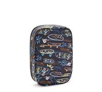Kipling Großes Federmäppchen für bis zu 100 Stifte Grün/Gelb 100% Recycled Polyester