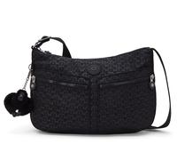 Kipling IZELLAH Mittelgroße Umhängetasche, Signature Emb (Schwarz)