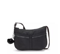 Kipling IZELLAH, mittelgroße Schultertasche, Black Noir (schwarz), Umhängetasche mit viel Stauraum