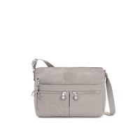 Kipling Damen New Angie Umhängetasche, Grau Gris