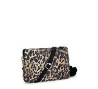 Kipling Kleine Umhängetasche Beige/Schwarz/Braun 100% Recycled Polyester