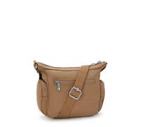 Kipling Kleine Umhängetasche mit verstellbarem Riemen Beige/Braun 56% Recycled Polyamide, 44% Polyamide