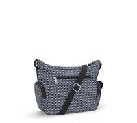 Kipling Kleine Umhängetasche mit vielen Fächern Signature/Print 100% Recycled Polyester