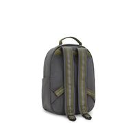 Kipling Kleiner Rucksack mit sicherem Fach für ein Tablet Back/To/Grey 56% Recycled Polyamide, 44% Polyamide