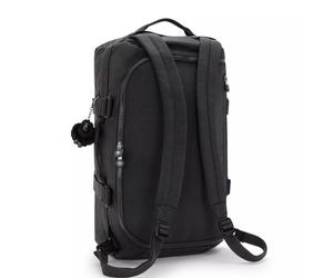 Kipling Kompakter umwandelbarer Weekender-Rucksack Schwarz 100% Polyamide
