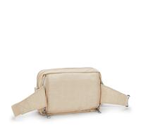 Kipling ABANU MULTI Kleine Umhängetasche, die in eine Hüfttasche umgewandelt werden kann, Sparkled Beige (Beige)