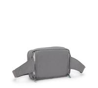 Kipling ABANU MULTI Kleine Umhängetasche, die in eine Hüfttasche umgewandelt werden kann, Inviting Grey (Grau)