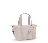 Kipling Mini-Stofftasche mit anpassbarem Schultergurt Rosa/Weiß 100% Polyester