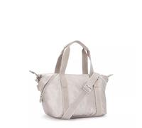 Kipling Mini Tote Bag Mit Abnehmbarem Schultergurt Silber- 100% Polyamide