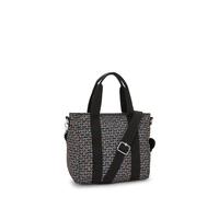Kipling ASSENI MINI Kleine Tragetasche, Tragetaschen, Geo Feather (Schwarz)
