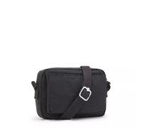 Kipling ABANU S, Kleine Umhängetasche, Black Noir (schwarz), Schultertasche mit verstellbarem Schultergurt