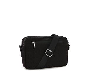 Kipling Mittelgroße Crossbodytasche mit verstellbarem Schulterriemen Black/Sign/Jacquard 100% Polyester