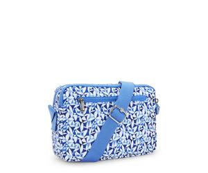 Kipling Mittelgroße Crossbodytasche mit verstellbarem Schulterriemen Crazy/Leaves 100% Recycled Polyester